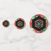 RPG Dobbelstenen | KERST Fantasy Retro Tafelblad P Confetti (Voorkanten)