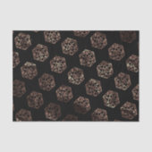 RPG Dobbelstenen | Koper Fantasy Retro Tafelblad P Tissuepapier (Voorkant)