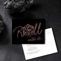 RPG Dobbelstenen | Koperen Tafelbladgamer Datum Wi