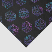 RPG Dobbelstenen | Nebula Fantasy Retro Tabletop P Tissuepapier (Detail)