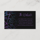 RPG Dobbelstenen | Nebula Fantasy Tabletop Gamer W Informatiekaartje (Voorkant)