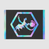 RPG Dragon | Holo Fantasy Tafelblad PnP Dobbelsten Tissuepapier (Voorkant)