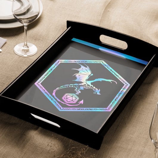 RPG Dragon | Holo Fantasy Tafelblad PnP Dobbelsten Tissuepapier