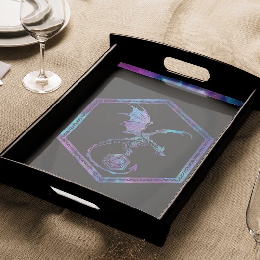 RPG Dragon | Nebula Fantasy Tafelblad Gamer Dice Tissuepapier