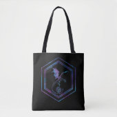 RPG Dragon | Nebula Fantasy Tafelblad Gamer Dice Tote Bag (Voorkant)