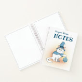 RPG Dungeon Meester Cat Notitieboek (Binnen)