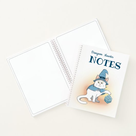 RPG Dungeon Meester Cat Notitieboek (Binnen)