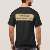 RPG Familie - Klasse Echtgenoot AS met STATS T-shirt (Achterkant)