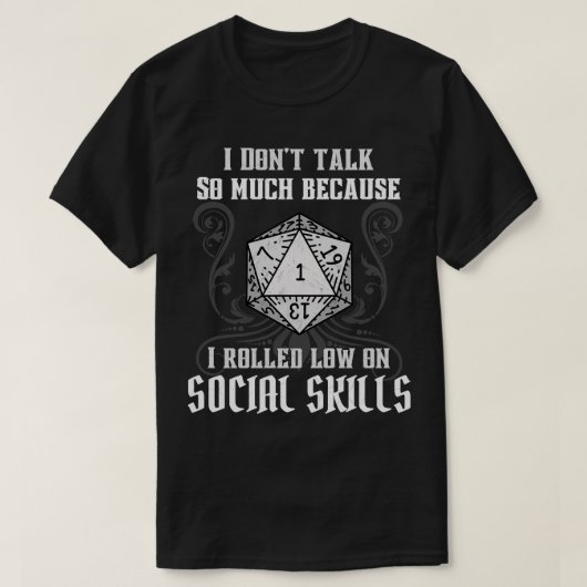 RPG Fun Sociale Competentie Kubus Pen T-shirt (Design voorkant)
