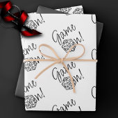 RPG Game Aan | Fantasy Tabletop Retro Gamer Dobbel Inpakpapier Vel