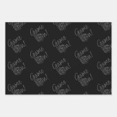 RPG Game Aan | Old School Tabletop Roleplayer Dobb Inpakpapier Vel (Voorkant)