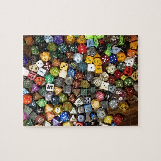 RPG game-dop Legpuzzel (Horizontaal)