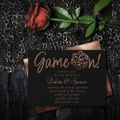 RPG Game On | Copper Fantasy Tafelblad Gamer Dice Kaart