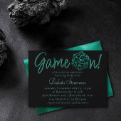 RPG Game On | Emerald Fantasy tafelblad Retro Game Kaart