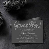 RPG Game On | Fantasy Tabletop Retro Gamer Dice Kaart