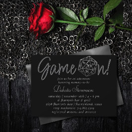 RPG Game On | Fantasy Tabletop Retro Gamer Dobbels Kaart