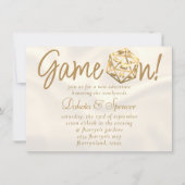 RPG Game On | Gold Fantasy Tafelblad PnP Dobbelste Kaart (Voorkant)