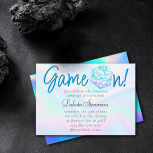 RPG Game On Holo Fantasy tafelblad Retro Gamer Kaart