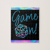 RPG Game On | Holo Fantasy tafelblad Retro Gamer Legpuzzel (Verticaal)