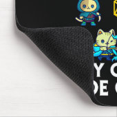 Rpg Gamer Cats Side Quest Funny Nerd Adhd Cat Men Muismat (Hoek)