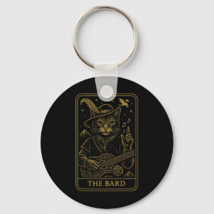 Rpg Gamer De Rd D20 Dobbelsteen Nerdy Geek Kat Man Sleutelhanger
