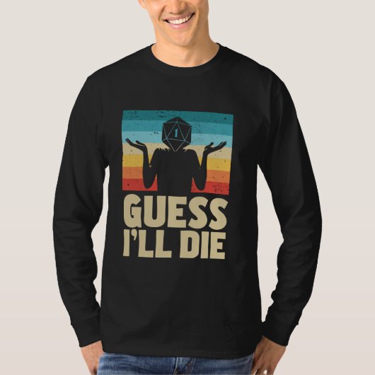 RPG Gamer Gaming Tafelblad T-shirt (Voorkant)