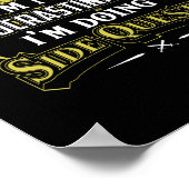 Rpg Gamer Ik Doe Zijmissies - Casual Crew Neck Poster (Hoek)