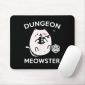 Rpg Gamer Katten Zijmissie Grappige Nerd D20 Dobbe Muismat (Met muis)