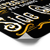 Rpg Gamer Not Procrastinating Side Quest Funny Men Poster (Hoek)