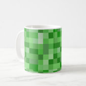 RPG Gamer Pixel Patroon Koffiemok (Voorkant links)