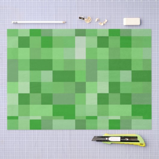 RPG Gamer Pixel Patroon Tissuepapier (Craft)