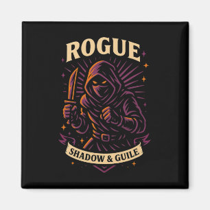 Rpg Gamer Rogue D20 Dobbelstenen Nerdy Geek Mannen Magneet