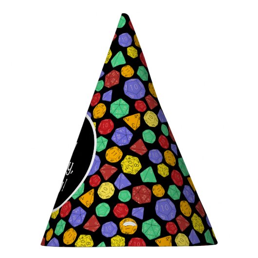 RPG Gaming Dice, Board, Fantasy Games, Geachte Par Feesthoedjes (Rechts)