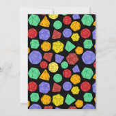 RPG Gaming Dice, Board, Fantasy Games, Geachte Par Kaart (Achterkant)