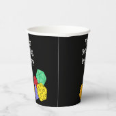 RPG Gaming Dice, Board, Fantasy Games, Geachte Par Papieren Bekers (Rechts)