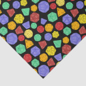 RPG Gaming Dice, Board, Fantasy Games gepatterd Tissuepapier (Detail)