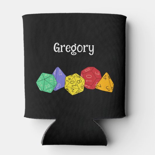 RPG Gaming Dice, Board, Fantasy Games Persoonlijk Blikjeskoeler (Achterkant)