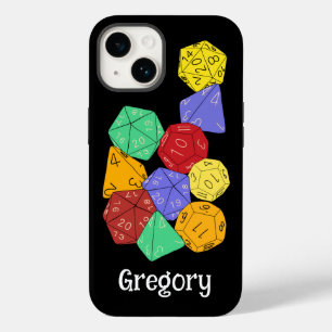 RPG Gaming Dice, Board, Fantasy Games Persoonlijk Case-Mate iPhone 14 Hoesje