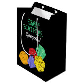 RPG Gaming Dice, Board, Fantasy Games Persoonlijk Medium Cadeauzakje (Achterkant Gekanteld)