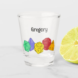 RPG Gaming Dice, Board, Fantasy Games Persoonlijk Shot Glas