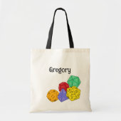 RPG Gaming Dice, Board, Fantasy Games Persoonlijk Tote Bag (Voorkant)