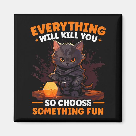 Rpg Gaming Role Playing D20 Tabletop Games Funny R Magneet (Voorkant)