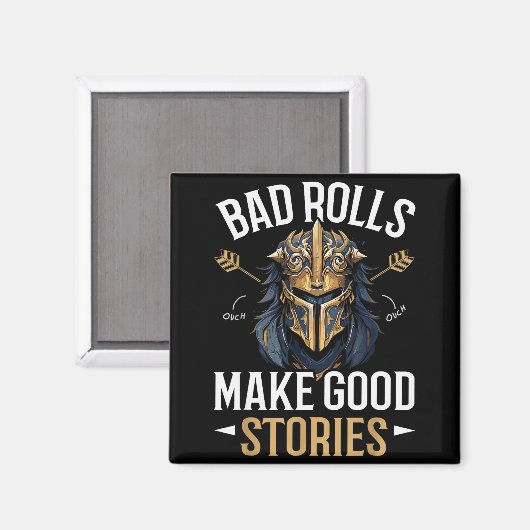 Rpg Gaming Role Playing D20 Tabletop Games Funny R Magneet (Voorkant / Achterkant)