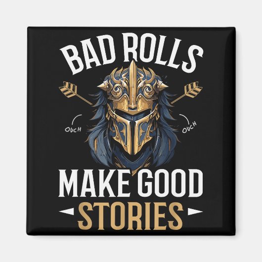 Rpg Gaming Role Playing D20 Tabletop Games Funny R Magneet (Voorkant)