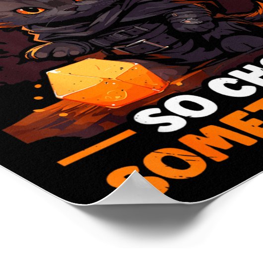 Rpg Gaming Role Playing D20 Tabletop Games Funny R Poster (Hoek)