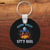 Rpg Gaming Role Playing D20 Tabletop Games Funny R Sleutelhanger (Voorkant)