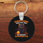 Rpg Gaming Role Playing D20 Tabletop Games Funny R Sleutelhanger (Voorkant)