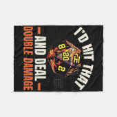 Rpg-gaming Role Playing D20 Tafelbladspellen Funny Fleece Deken (Voorkant (Horizontaal))
