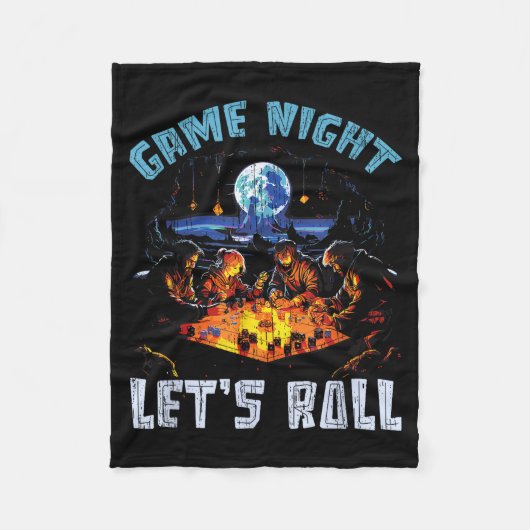 Rpg-gaming Rollenspellen D20 Tafelspellen Grappig Fleece Deken (Voorkant)