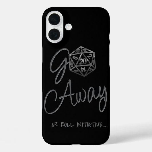 RPG Go Away | Classic Fantasy Tafelblad Retro Game Case-Mate iPhone Case (Achterkant)
